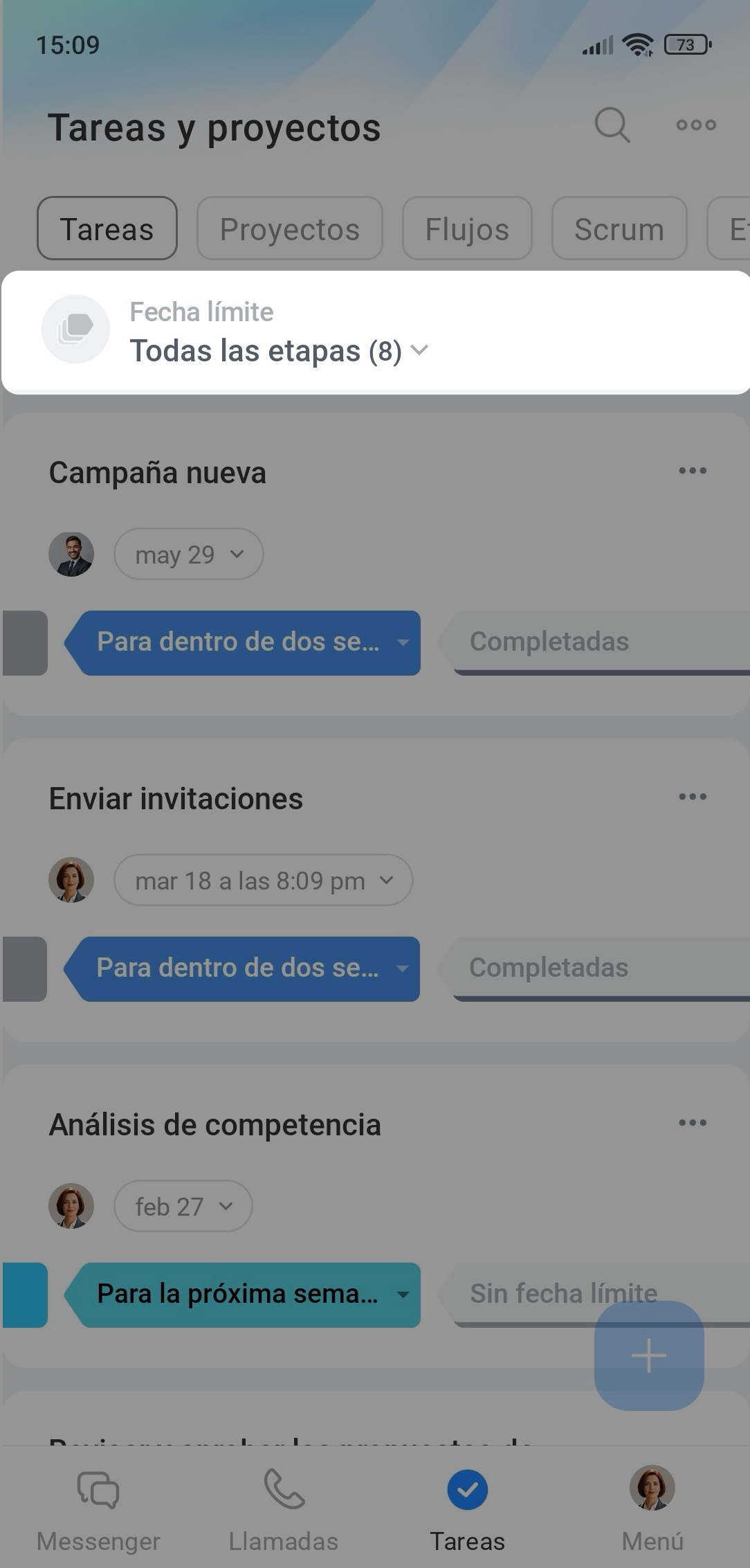 Todas las etapas