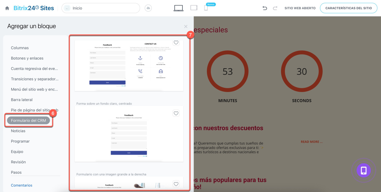 Elegir plantilla Elegir plantilla