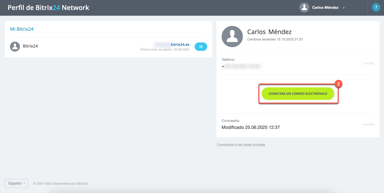 Conectar correo Conectar correo